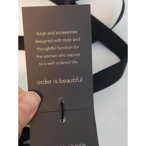 Baggallini Crossbody Wallet Womens One Size Black Brisbane Water-Resistant Nylon - Picture 6 of 13